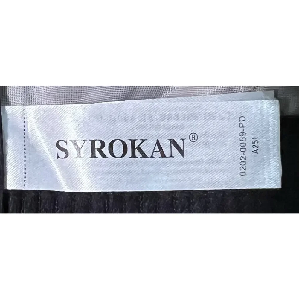 Syrokan Women’s Size 38D Black Sports Bra